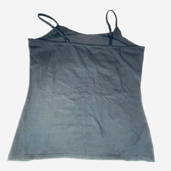 Attracosports Black Cotton Cami w/ Built-In Bra 2X NWT Stretch Tank Top - Picture 2 of 7